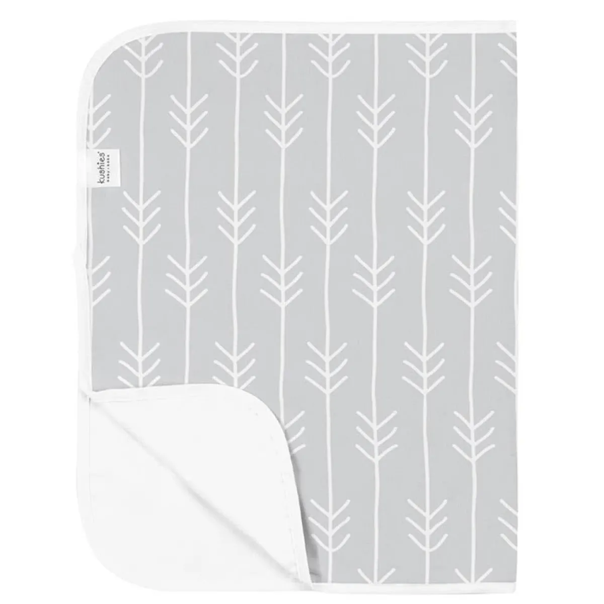Changing Pads + Covers|Travel Gear-Kushies Portable Changing Pad Flannel (Print)