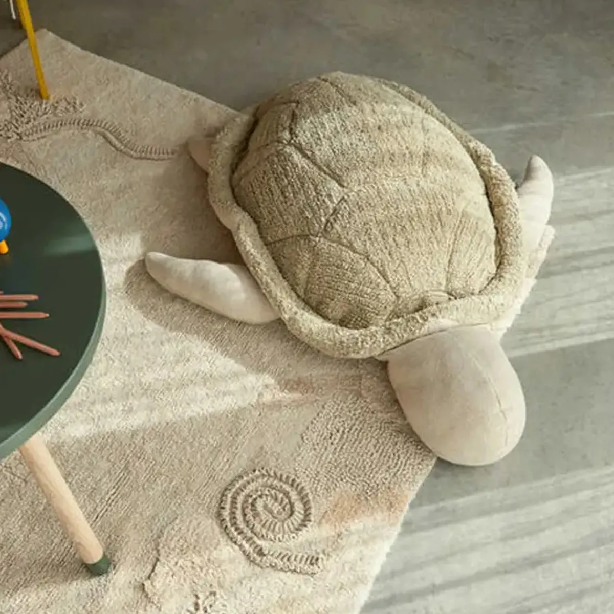 Beanbag Chairs-Lorena Canals Pouf Mrs. Turtle