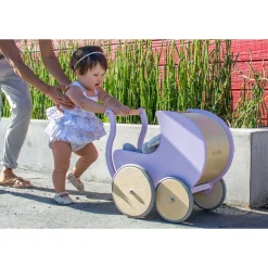 Pretend Play|Wooden Toys-Kinderfeets Pram 2-in-1 Walker