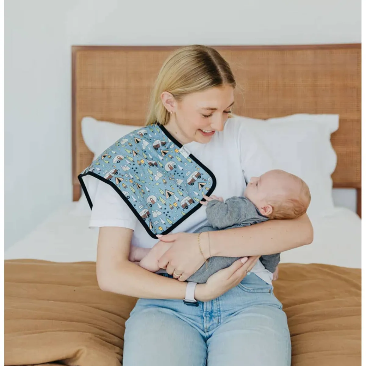 Bibs + Burps-Copper Pearl Premium Burp Cloth (3 Pack)