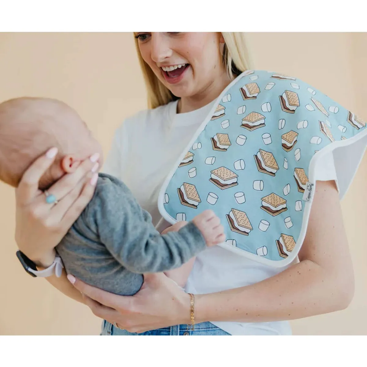 Bibs + Burps-Copper Pearl Premium Burp Cloth (3 Pack)