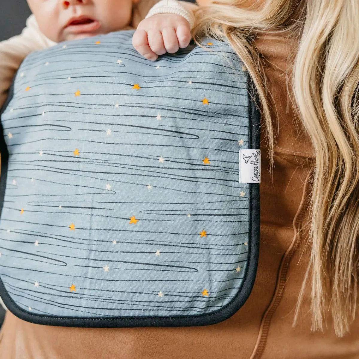 Bibs + Burps-Copper Pearl Premium Burp Cloth (3 Pack)