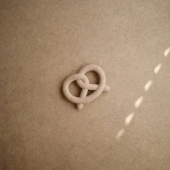 Teethers|Pacifiers + Clips-Mushie Pretzel Teether Natural