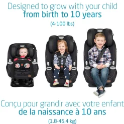 Car Seat Bases|All-In-One Car Seats-Maxi-Cosi Pria All-in-One Luxe Car Seat Designer Black