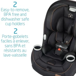 Car Seat Bases|All-In-One Car Seats-Maxi-Cosi Pria All-in-One Luxe Car Seat Designer Black
