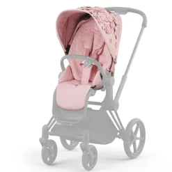 Stroller Accessories-Cybex Priam 4 Seat Pack (Simply Flowers) Pink