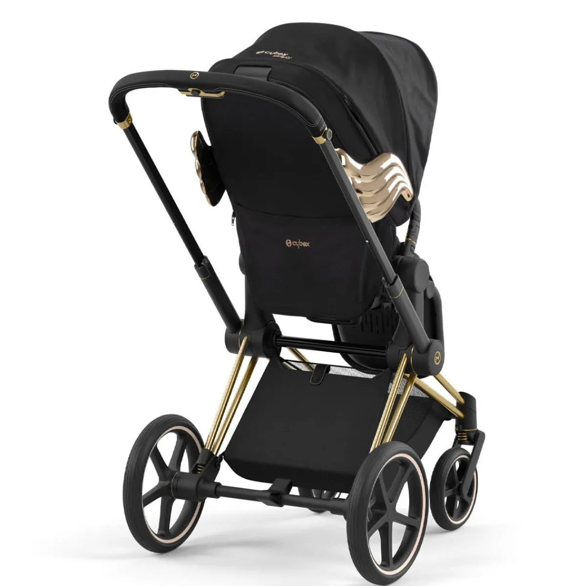 Full-Sized Strollers-Cybex Priam 4 Stroller (Jeremy Scott Wings)