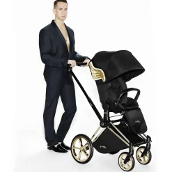 Full-Sized Strollers-Cybex Priam 4 Stroller (Jeremy Scott Wings)