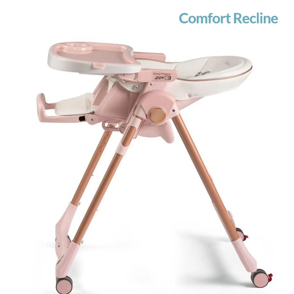 High Chairs & Boosters|Highchairs + Boosters-Peg Perego Prima Pappa Zero-3 - Ice