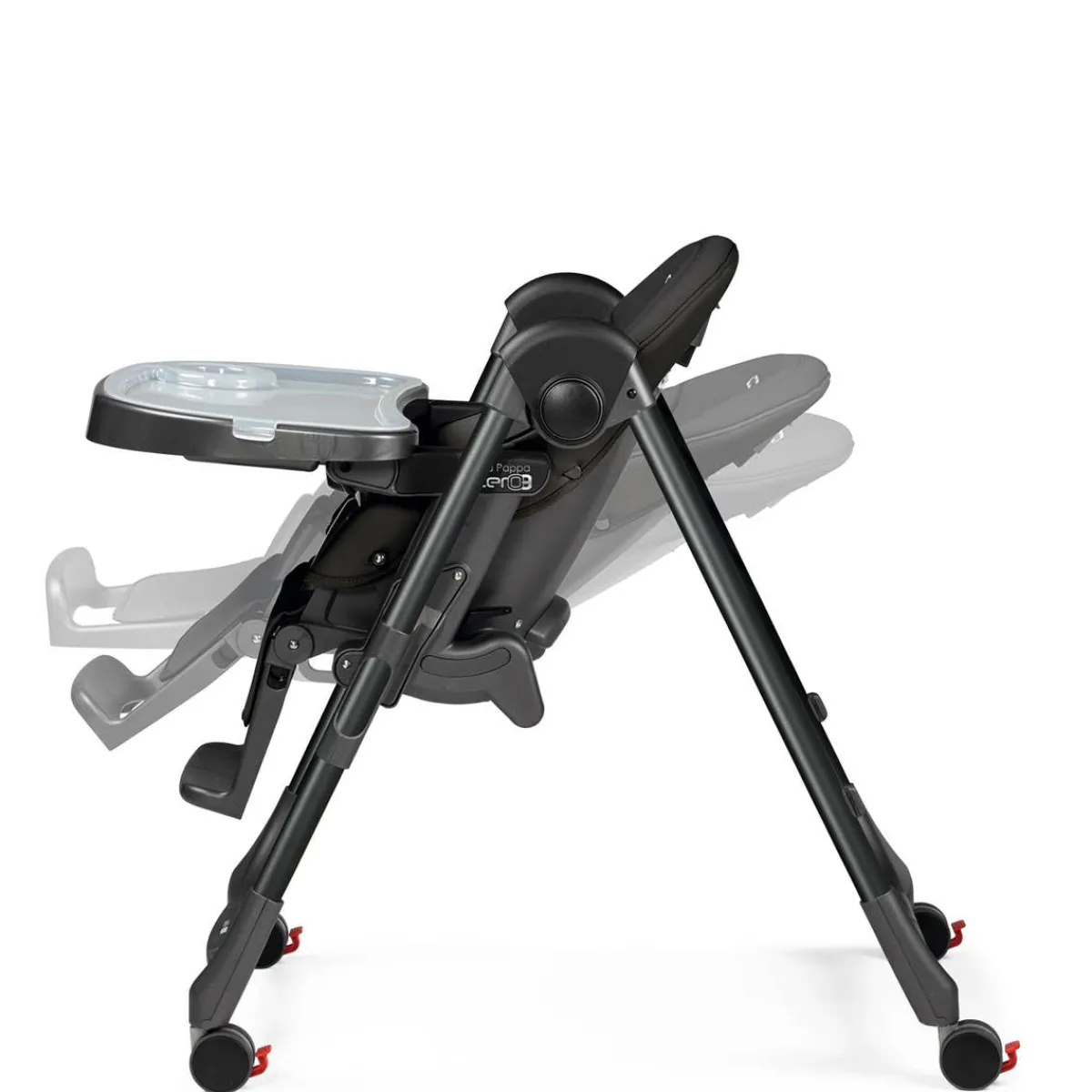 High Chairs & Boosters|Highchairs + Boosters-Peg Perego Prima Pappa Zero-3 - True Black