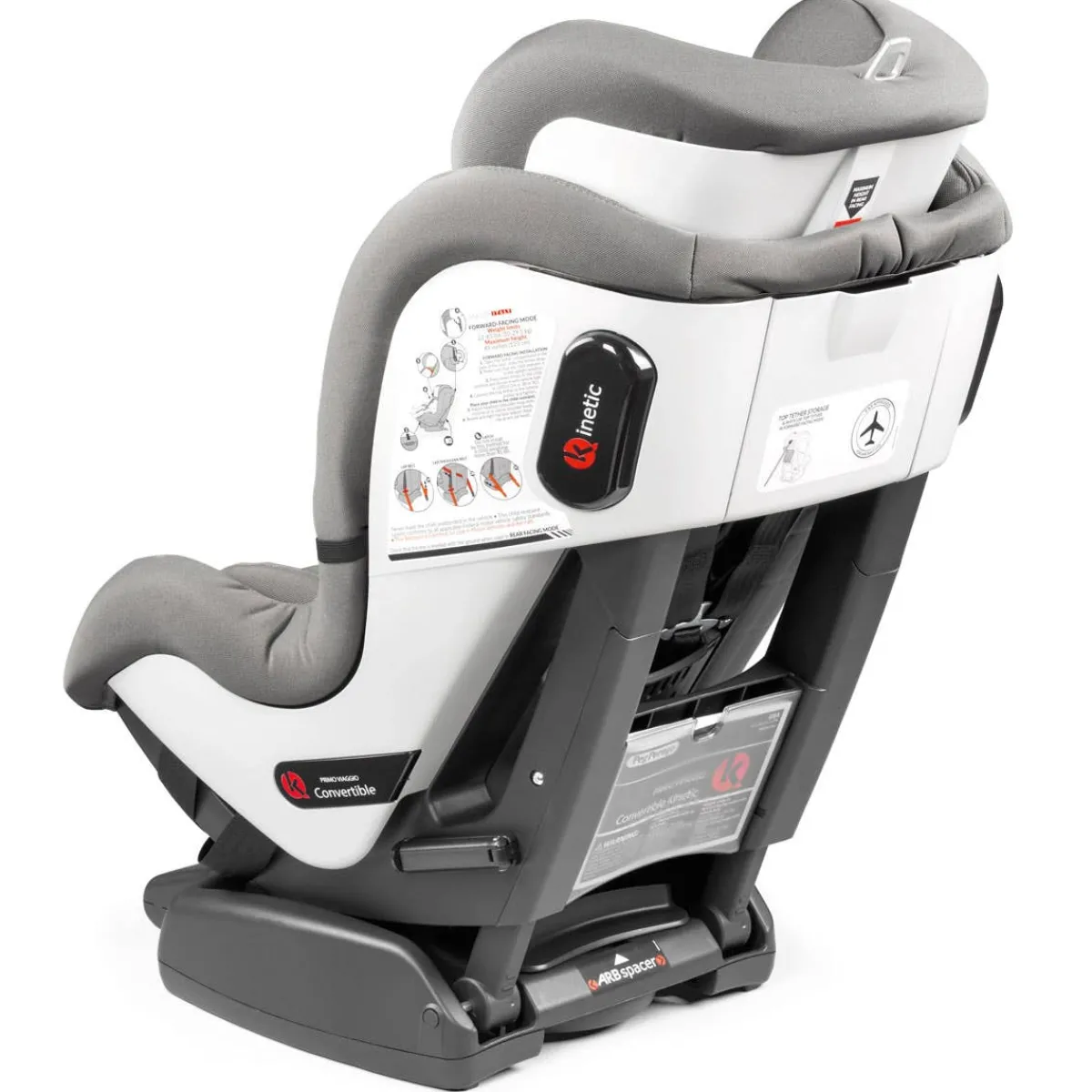 Car Seat Bases|Convertible Car Seats-Peg Perego Primo Viaggio Kinetic Car Seat (Eco-Leather)