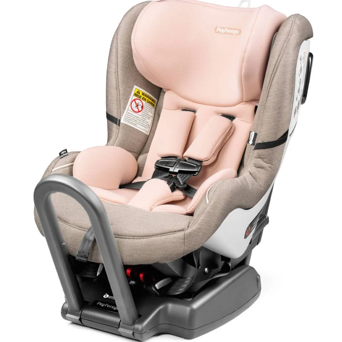 Car Seat Bases|Convertible Car Seats-Peg Perego Primo Viaggio Kinetic Car Seat (Luxe) Mon Amour