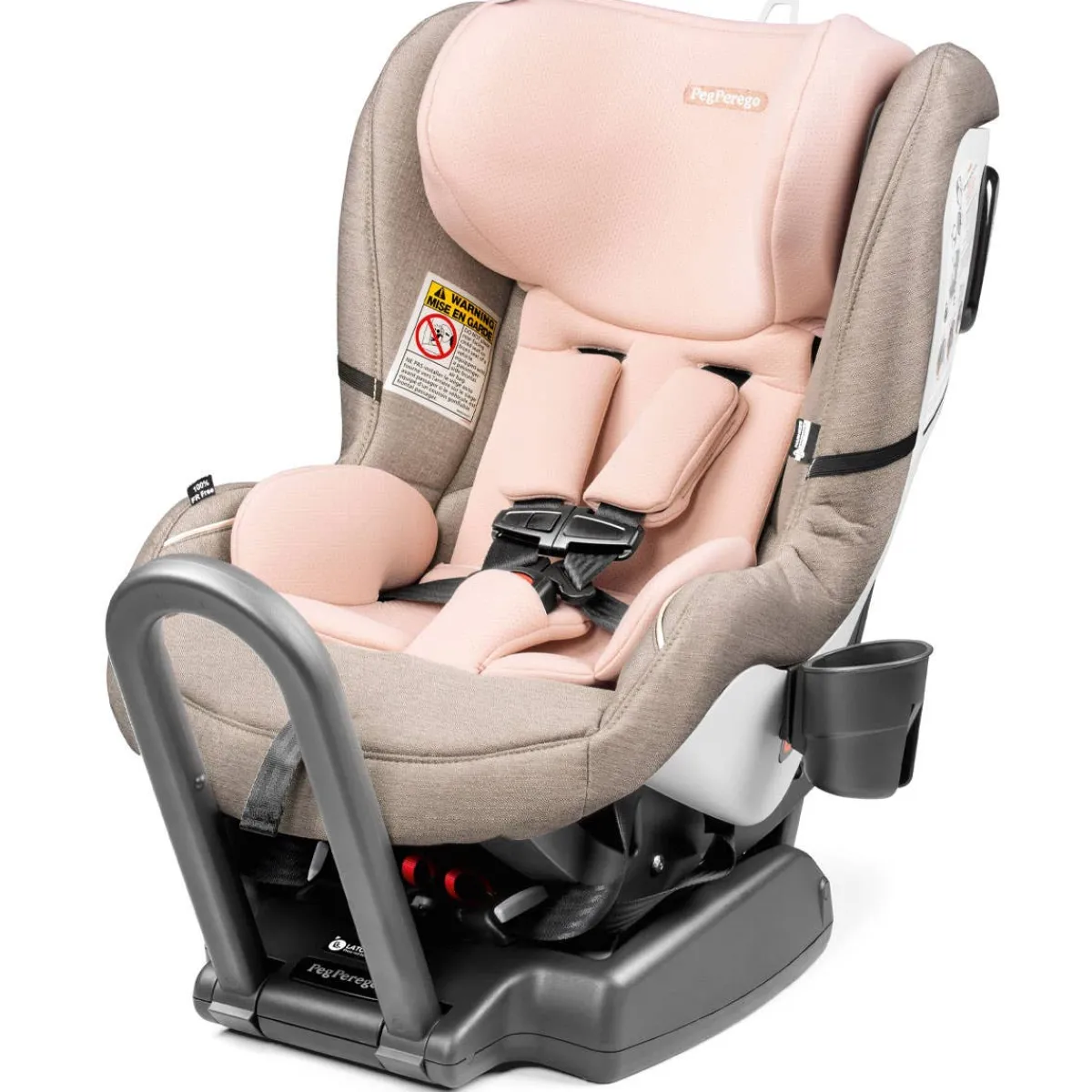 Car Seat Bases|Convertible Car Seats-Peg Perego Primo Viaggio Kinetic Car Seat (Luxe) Mon Amour