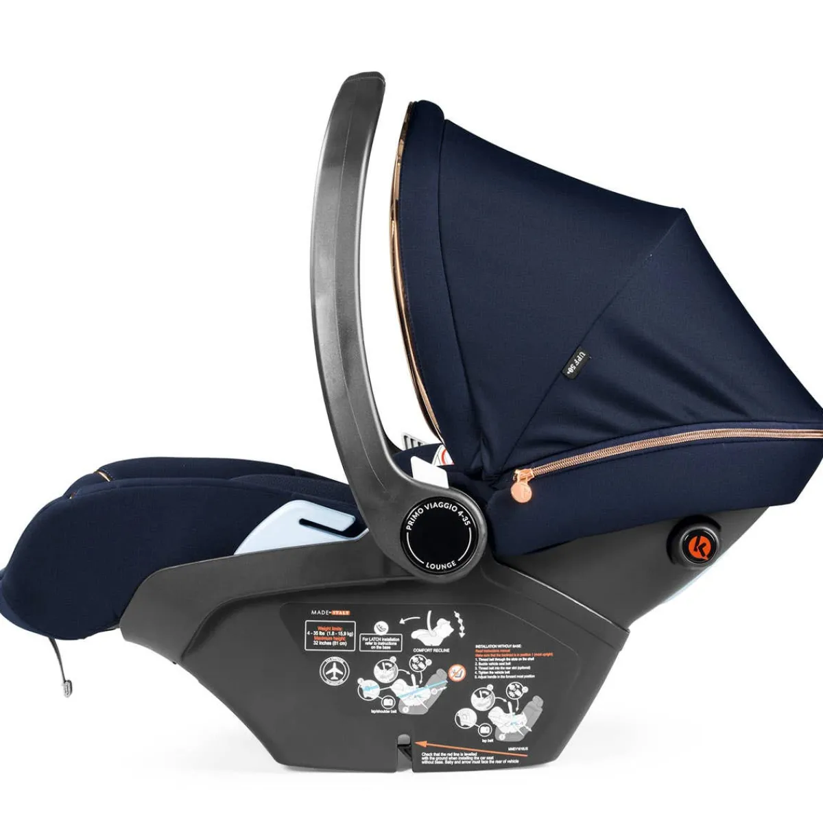 Nfant Car Seats|Car Seat Bases-Peg Perego Primo Viaggio SIP 4-35 Lounge Car Seat