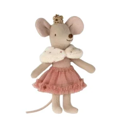 Plush Animals-Maileg Princess Mouse Little Sister in Matchbox
