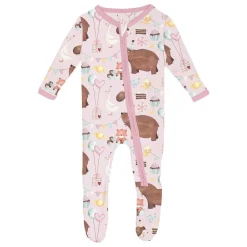Onesies|Sleepers-KicKee Pants Print Footie with Zipper (The Great Outdoors)