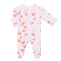 Onesies|Sleepers-Coccoli Print Zipper Footie