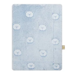 Blankets-Piccolo Bambino Printed + Embossed Plush Blanket