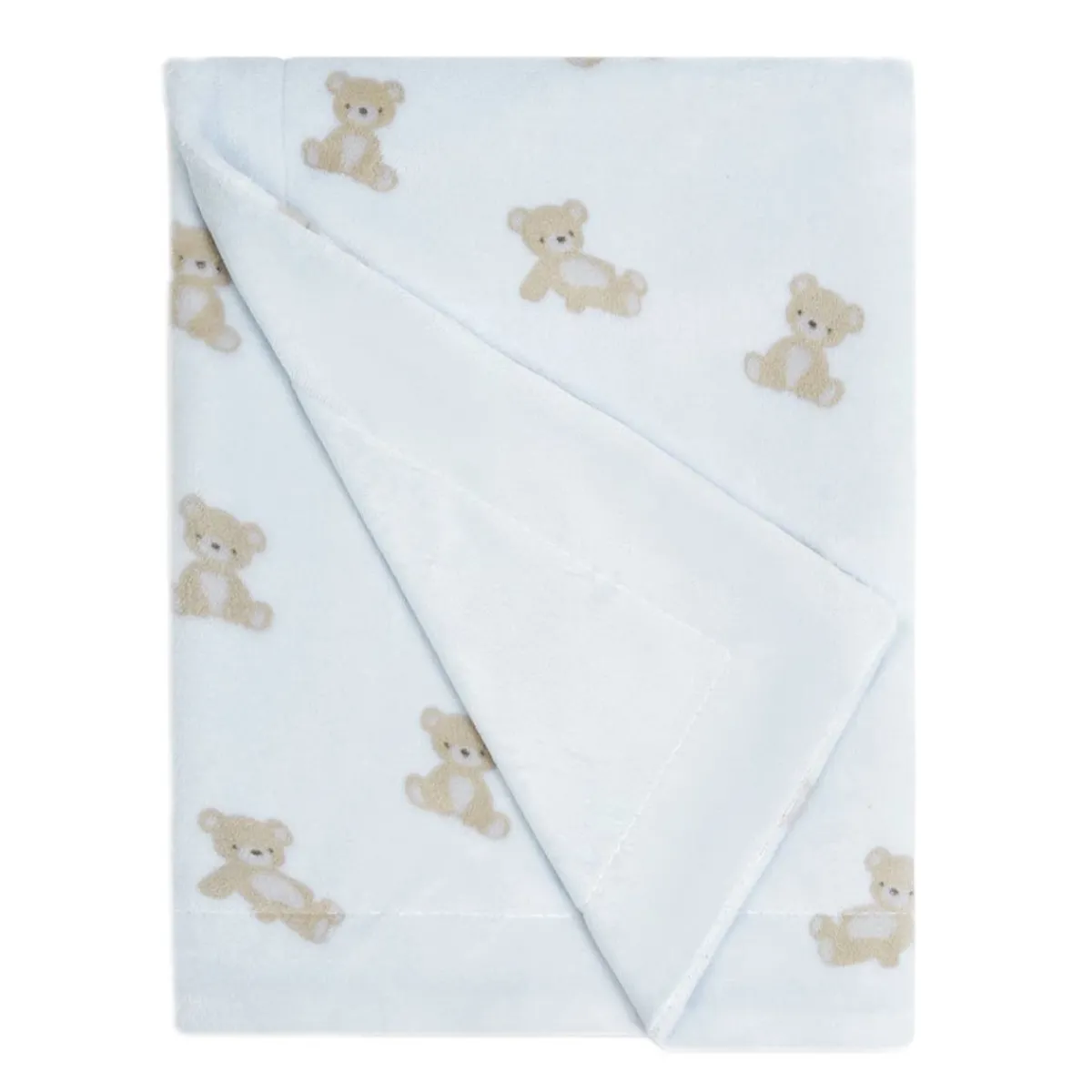 Blankets-Piccolo Bambino Printed Plush Blanket