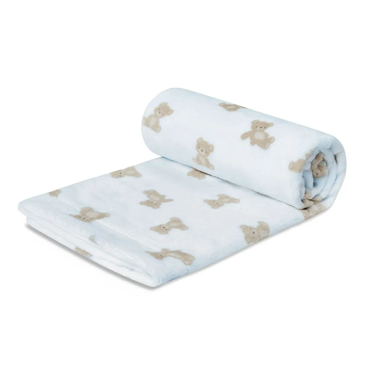 Blankets-Piccolo Bambino Printed Plush Blanket