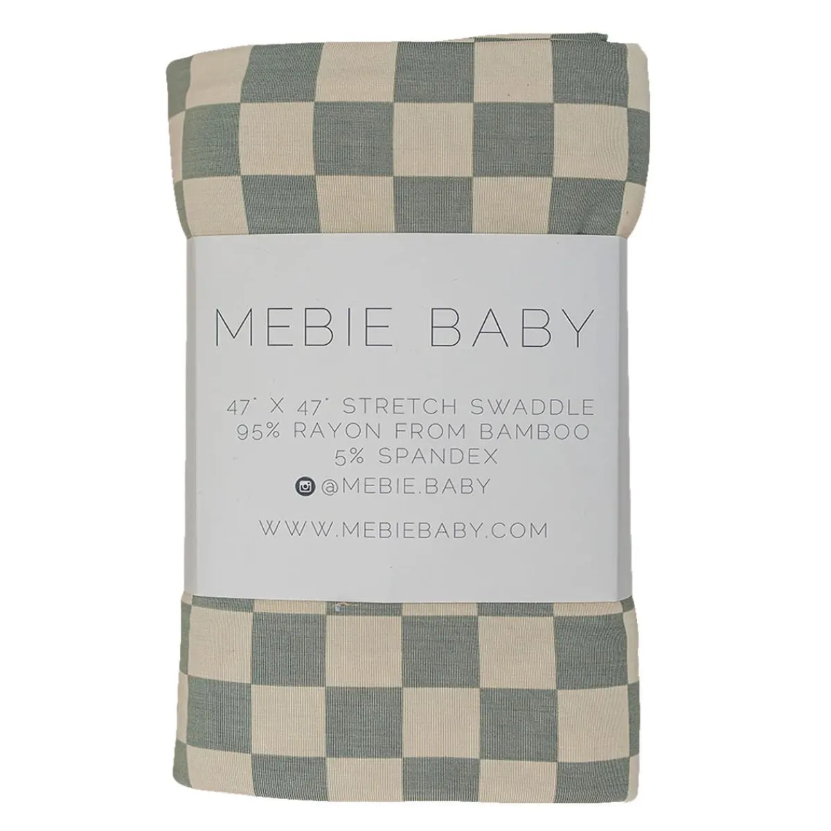 Blankets|Sleep Sacks + Wraps-Mebie Baby Printed Stretch Swaddle