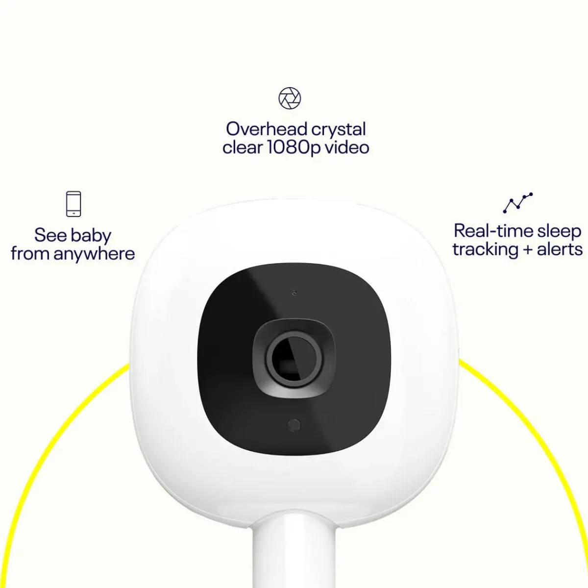 Wifi Monitors-Nanit Pro Smart Floor Stand Baby Monitor (V2)
