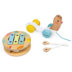 Wooden Toys|Pull Toys-Janod Pull Along Snail