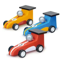 Cars + Trucks|Wooden Toys-Mentari Pullback Racers