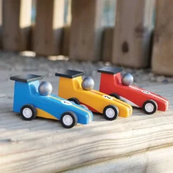Cars + Trucks|Wooden Toys-Mentari Pullback Racers