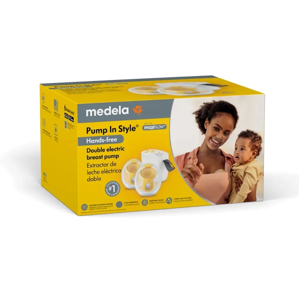 Breast Pumps + Accessories-Medela Pump in Style Hands-Free Breast Pump
