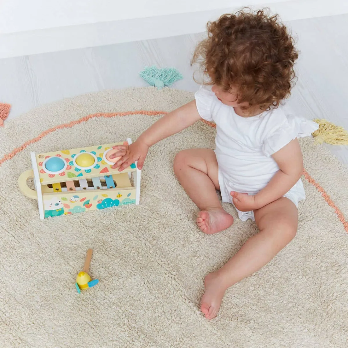 Wooden Toys|Blocks + Shape Sorters-Janod Pure Tap Tap Xylo