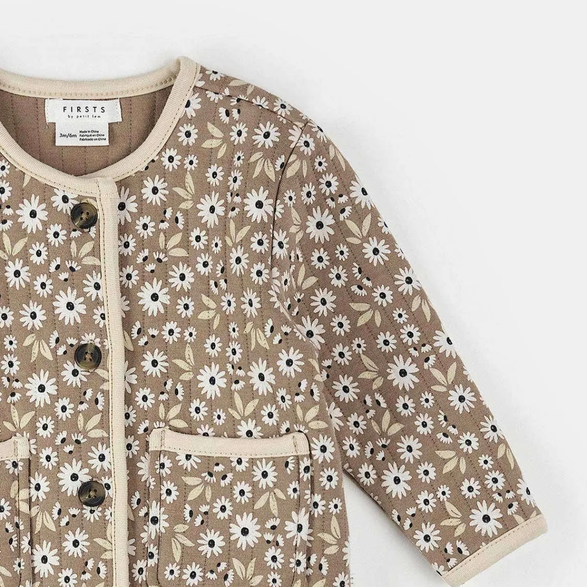 Sweaters + Jackets-Firsts by Petit Lem Quilted Cardigan