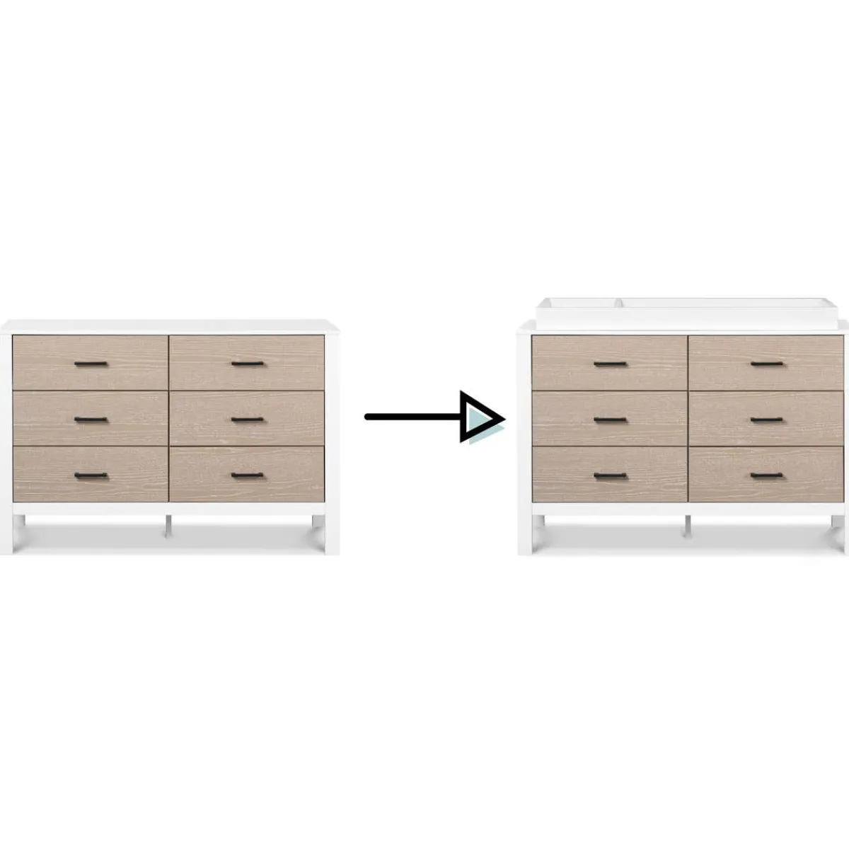 Dressers-DaVinci Radley 6 Drawer Dresser