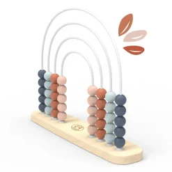 Wooden Toys|Play + Learn Toys-Speedy Monkey Rainbow Abacus