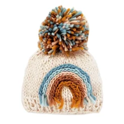 Winter Hats-Huggalugs Rainbow Knit Hat