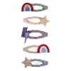 Hair Accessories-Mimi & Lula Rainbow Mini Clic Clacs