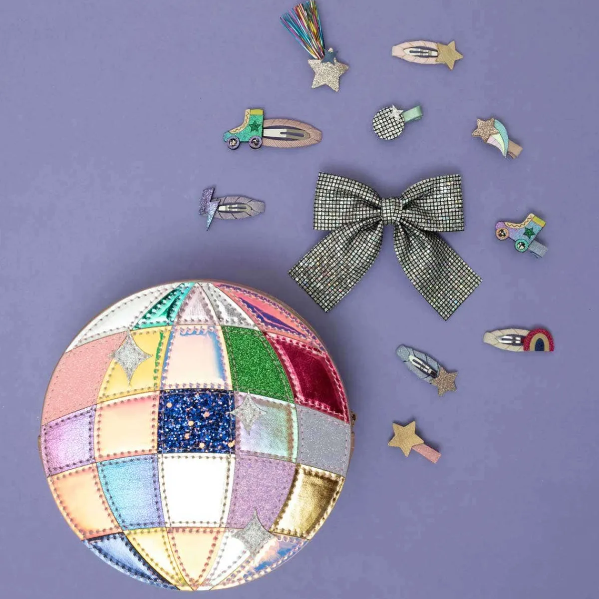 Hair Accessories-Mimi & Lula Rainbow Mini Clic Clacs