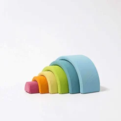 Wooden Toys-Grimm's Rainbow (Small) Pastel