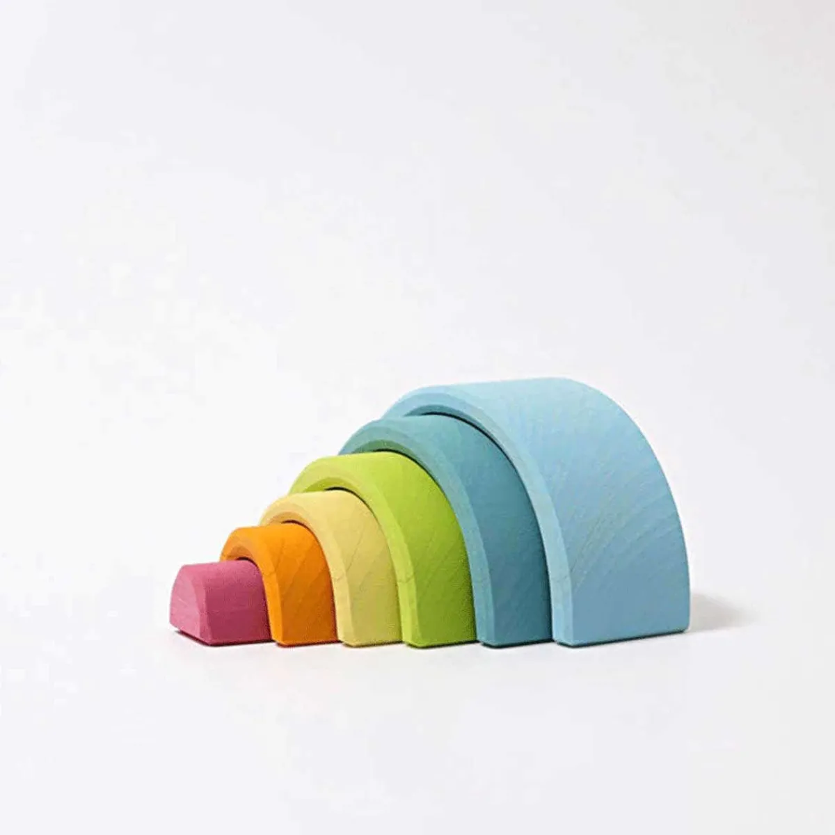 Wooden Toys-Grimm's Rainbow (Small) Pastel