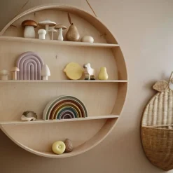 Stack + Nest Toys-Mushie Rainbow Stacker Toy