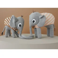 Play + Learn Toys-OYOY Ramboline Stuffed Elephant