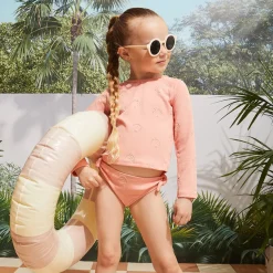 Swimwear-miles the label. Rashguard Swim Set (Kids)