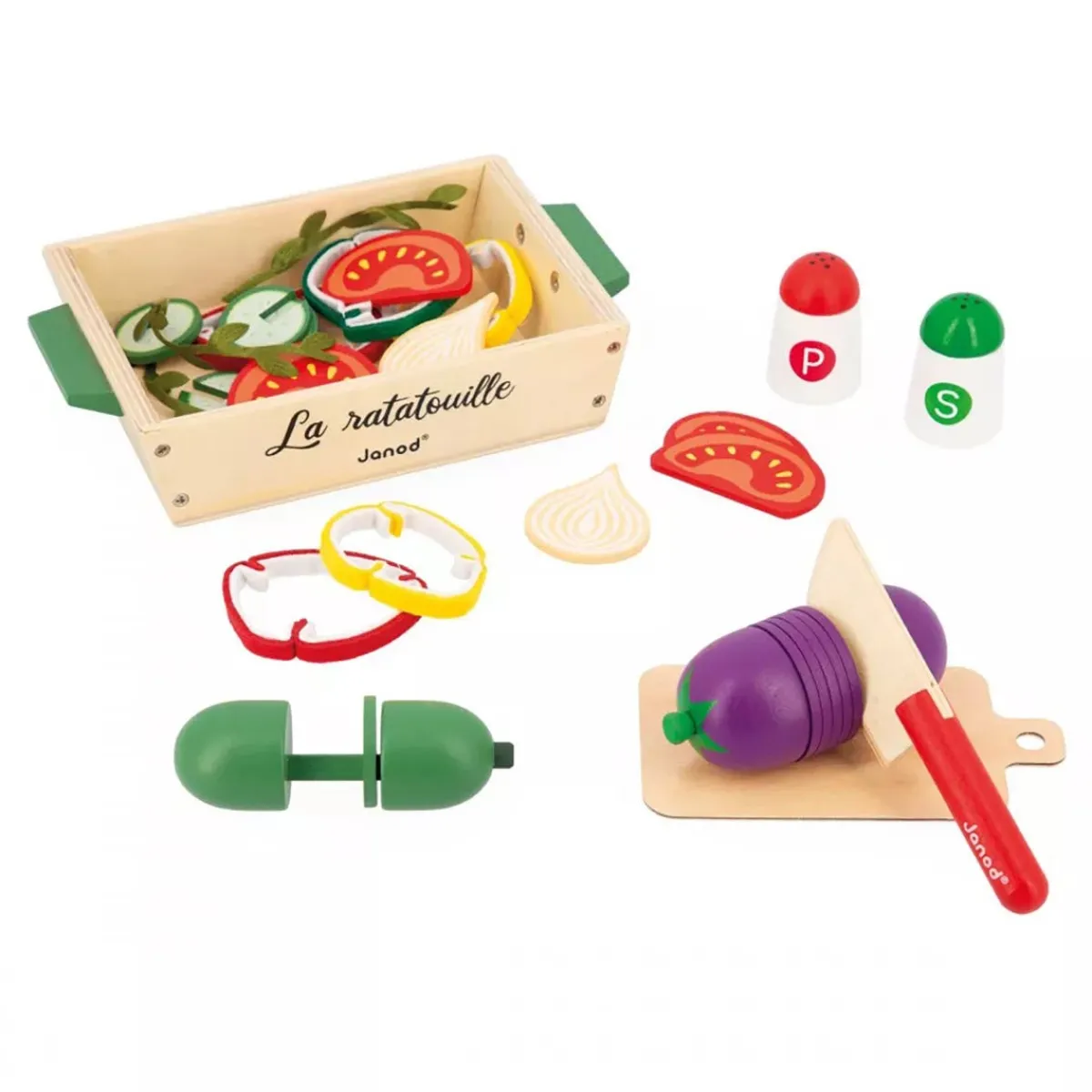 Pretend Play|Wooden Toys-Janod Ratatouille Set