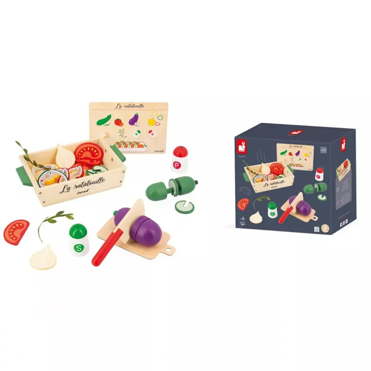 Pretend Play|Wooden Toys-Janod Ratatouille Set
