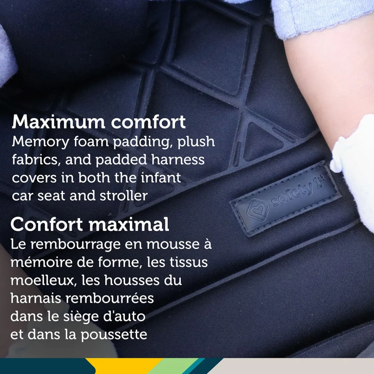 Travel Systems-Safety 1st Raya 6-in-1 Travel System Santorini Light