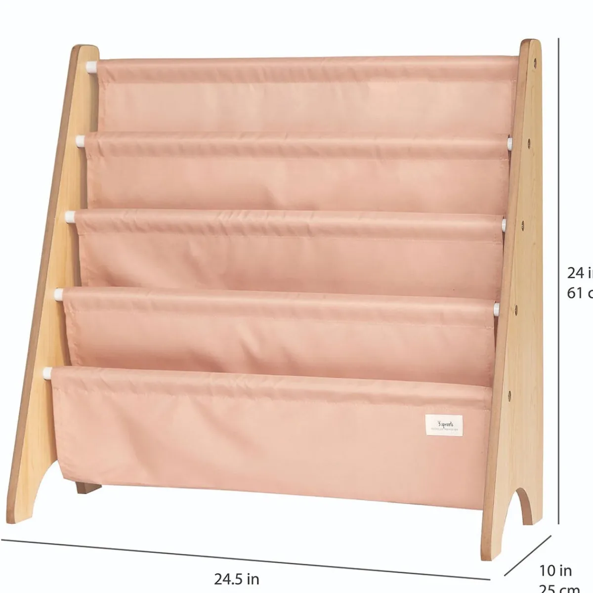 Storage|Bookshelves-3 Sprouts Recycled Fabric Book Rack