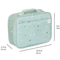 Kids Lunch Bags & Boxes-3 Sprouts Recycled Fabric Lunch Bag