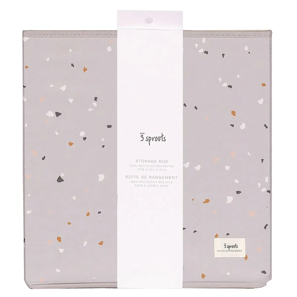 Storage|Toy Boxes-3 Sprouts Recycled Fabric Storage Box