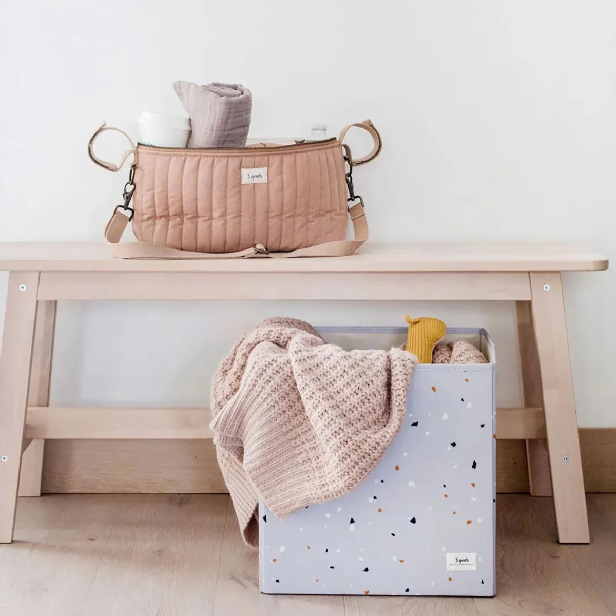 Storage|Toy Boxes-3 Sprouts Recycled Fabric Storage Box