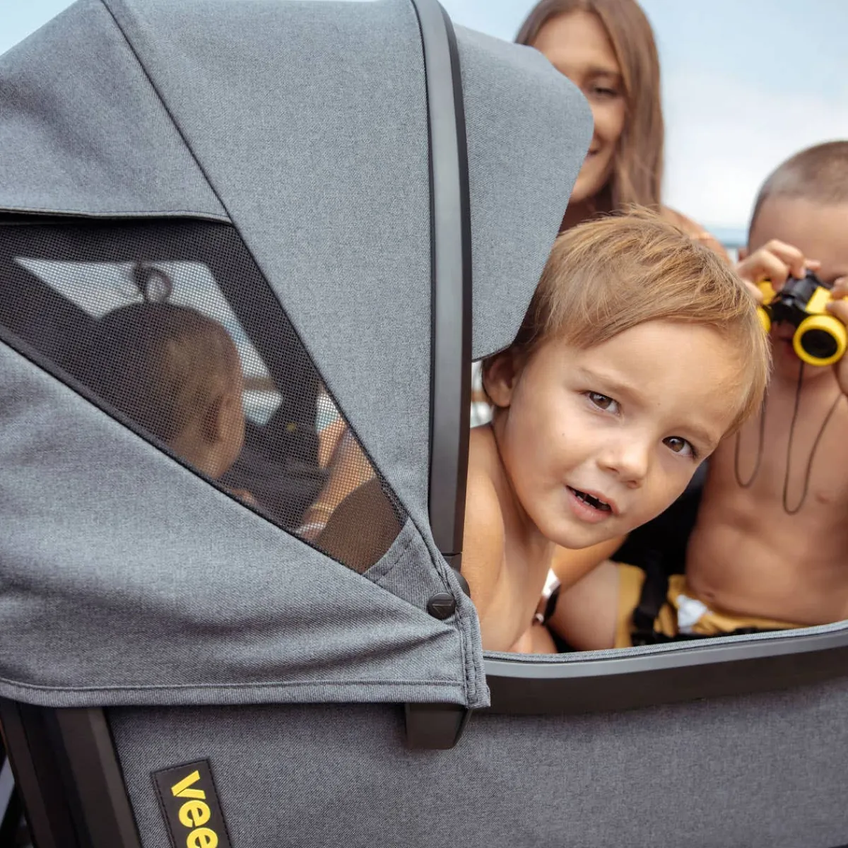 Stroller Accessories-Veer Retractable Canopy XL